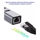 Концентратор USB 3.0 Type-C/Type-A to RJ45 Gigabit Lan, 3*USB 3.0, cable 13 cm Dynamode (DM-AD-GLAN-U3) - зображення 4