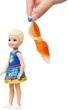 Лялька Барбі Челсі Сюрприз Кольорове перевтілення Barbie Color Reveal Chelsea Doll Sunny N' Cool beach Series (GTP52) - зображення 5