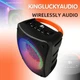 Портативна бездротова блютуз колонка Bluetooth JBK з LED підсвіткою - зображення 4
