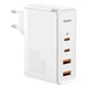 Адаптер мережевий BASEUS GaN2 Pro Quick Charger |2USB/2Type-C, QC/PD, 100W, 5A| (CCGAN2P-L02) білий - изображение 1