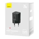 Адаптер мережевий OS-Baseus GaN5 Fast Charger (mini) 1C |1Type-C, QC/PD, 20W| Колір Black - изображение 2