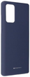 Etui Goospery Mercury Silicone do Samsung Galaxy Note 20 Navy (8809745576588) - obraz 1