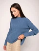 Джемпер з комбінованим візерунком Moni &Co Темно-блакитний S/M (44-46) - зображення 2
