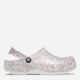 Дитячі крокси для дівчинки Crocs Classic Sprinkle Glitter Clogt CR208571 23-24 Білі (196265326112) - зображення 1