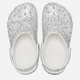 Chodaki dziecięce dla dziewczynki Crocs Classic Starry Glitter Clog TCR208620 22-23 Białe (196265333042) - obraz 3