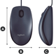 Мышь Logitech B100 USB Black (910-003357) - изображение 8