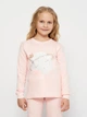 Дитяча тепла піжама для дівчинки Flamingo 329-055 122 см Персикова (4829960192596) - зображення 3