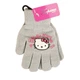 Перчатки детские с начесом Hello Kitty 3-5 года осень серый - изображение 1