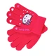 Перчатки детские с начесом Hello Kitty 3-5 года осень красный - изображение 5