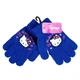 Перчатки детские с начесом Hello Kitty 3-5 года осень синий - изображение 5