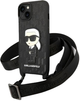 Панель Karl Lagerfeld Monogram Ikonik Patch для Apple iPhone 14 Black (3666339098650) - зображення 1