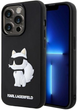 Панель Karl Lagerfeld Rubber Choupette 3D для Apple iPhone 14 Pro Max Black (3666339122690) - зображення 1