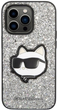 Панель Karl Lagerfeld Glitter Choupette Patch для Apple iPhone 14 Pro Max Silver (3666339099466) - зображення 2