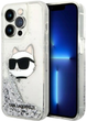 Панель Karl Lagerfeld Glitter Choupette Head для Apple iPhone 14 Pro Max Silver (3666339086954) - зображення 3