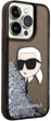 Etui Karl Lagerfeld Glitter Karl Head do Apple iPhone 14 Pro Max Black (3666339086831) - obraz 2