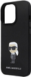 Etui Karl Lagerfeld Silicone Ikonik Metal Pin do Apple iPhone 14 Pro Max Black (3666339165987) - obraz 4