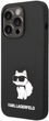 Etui Karl Lagerfeld Silicone Choupette do Apple iPhone 14 Pro Max Black (3666339086756) - obraz 2