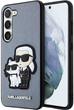 Etui Karl Lagerfeld Saffiano Karl&Choupette do Samsung Galaxy S23 Plus Grey (3666339117894) - obraz 1