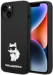 Панель Karl Lagerfeld Silicone Choupette MagSafe для Apple iPhone 14 Plus Black (3666339087739) - зображення 1