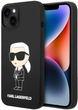 Панель Karl Lagerfeld Silicone Ikonik Magsafe для Apple iPhone 14 Plus Black (3666339087692) - зображення 1