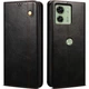 Чехол-книжка с кармашками UniCase Leather Wallet для Motorola Edge 40 - Black - изображение 1