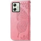 Чехол UniCase Butterfly Pattern для Motorola Moto G54 / G54 Power - Pink - изображение 5