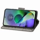 Чехол UniCase Butterfly Pattern для Motorola Moto G54 / G54 Power - Grey - изображение 3