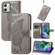 Чехол UniCase Butterfly Pattern для Motorola Moto G54 / G54 Power - Grey - изображение 4