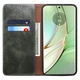Чехол-книжка с кармашками UniCase Leather Wallet для Motorola Edge 40 - Green - изображение 2