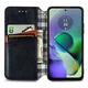Чохол Deexe Rhombus Wallet для Motorola Moto G54 / G54 Power - Black - зображення 2
