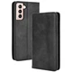 Чехол-книжка Deexe Retro Style для Samsung Galaxy S21 (G991) - Black - изображение 1