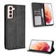 Чехол-книжка Deexe Retro Style для Samsung Galaxy S21 (G991) - Black - изображение 2