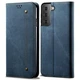 Чехол-книжка с кармашками UniCase Jeans Wallet для Samsung Galaxy S21 (G991) - Blue - изображение 1