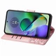 Чехол UniCase Butterfly Pattern для Motorola Moto G54 / G54 Power - Rose Gold - изображение 3