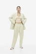Брюки H&M 34 фисташковый 29011141525 - изображение 2