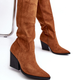 Kowbojki damskie wysokie Delia 40 Camel (5905677962888) - obraz 5