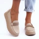 Damskie slip-ony Lemar Lehira 38 Jasnobeżowe (5905677929690) - obraz 3