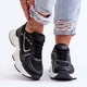 Sneakersy damskie na wysokiej platformie Feluci 37 Czarne (5905677437904) - obraz 2