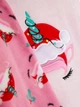 Піжама (кофта+штани) плюшева рожева різдвяна з єдинорогом Primark 128см (400093876) - зображення 3