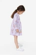 Платье длинный рукав сиреневое Эдинорог H&M 134-140см (400093898) - изображение 4
