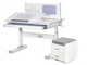 Комплект (S) ErgoKids TH-325 Grey (парта + тумба) (арт.TH-325 + BD C3_GREY) Сірий - зображення 1
