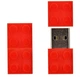 USB Флешка UDisc Прямокутник Конструктор Lego 64Gb Червоний - зображення 1
