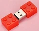 USB Флешка UDisc Прямокутник Конструктор Lego 64Gb Червоний - зображення 3