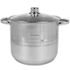 Каструля з кришкою Kamille KM-5403 8.5 л 24 см срібляста - зображення 1