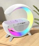 Настольная смарт лампа - ночник с Bluetooth колонкой и беспроводной зарядкой BT-3401 RGB Rainbow Light-Wireless Happy Light - изображение 7