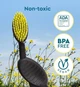 Зубна щітка RADIUS Flex Brush BPA Free & ADA Accepted Toothbrush доросла для правші рожева - зображення 4