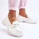 Loafersy damskie na grubej podeszwie Riverside 39 Białe (5905677115871) - obraz 4