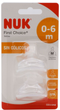 Силіконова соска Nuk First Choice Size 1 2 шт (4008600172703) - зображення 2