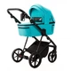 Коляска Adamex Vasco 2 в 1 TK-134 Бирюзовый - изображение 3