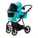 Коляска Adamex Vasco 2 в 1 TK-134 Бирюзовый - изображение 5